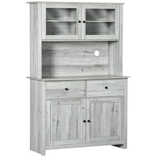 HomCom China Cabinets in Kitchen Dining Furniture Walmart
