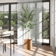 thumbnail image 1 of HOMCOM 6ft Artificial Tree with Fruits, Silk Olive Tree for Home, Office, Living Room Decor, Fake Plant with Pot, 1 of 10