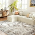 thumbnail image 1 of HOMCOM 6x9 Area Rug, Boho Living Room Carpet, Machine Washable, Brown, 1 of 8