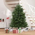 thumbnail image 1 of HOMCOM 7 FT Christmas Tree Unlit Artificial with Realistic Branches and 3368 Tips, 1 of 9