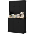 thumbnail image 1 of HOMCOM 71" Buffet with Hutch, Kitchen Pantry Storage Cabinet with Drawer, 1 of 8
