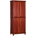 thumbnail image 1 of HOMCOM 72.5" Pinewood Large Kitchen Pantry Storage Cabinet, Mahogany, 1 of 9