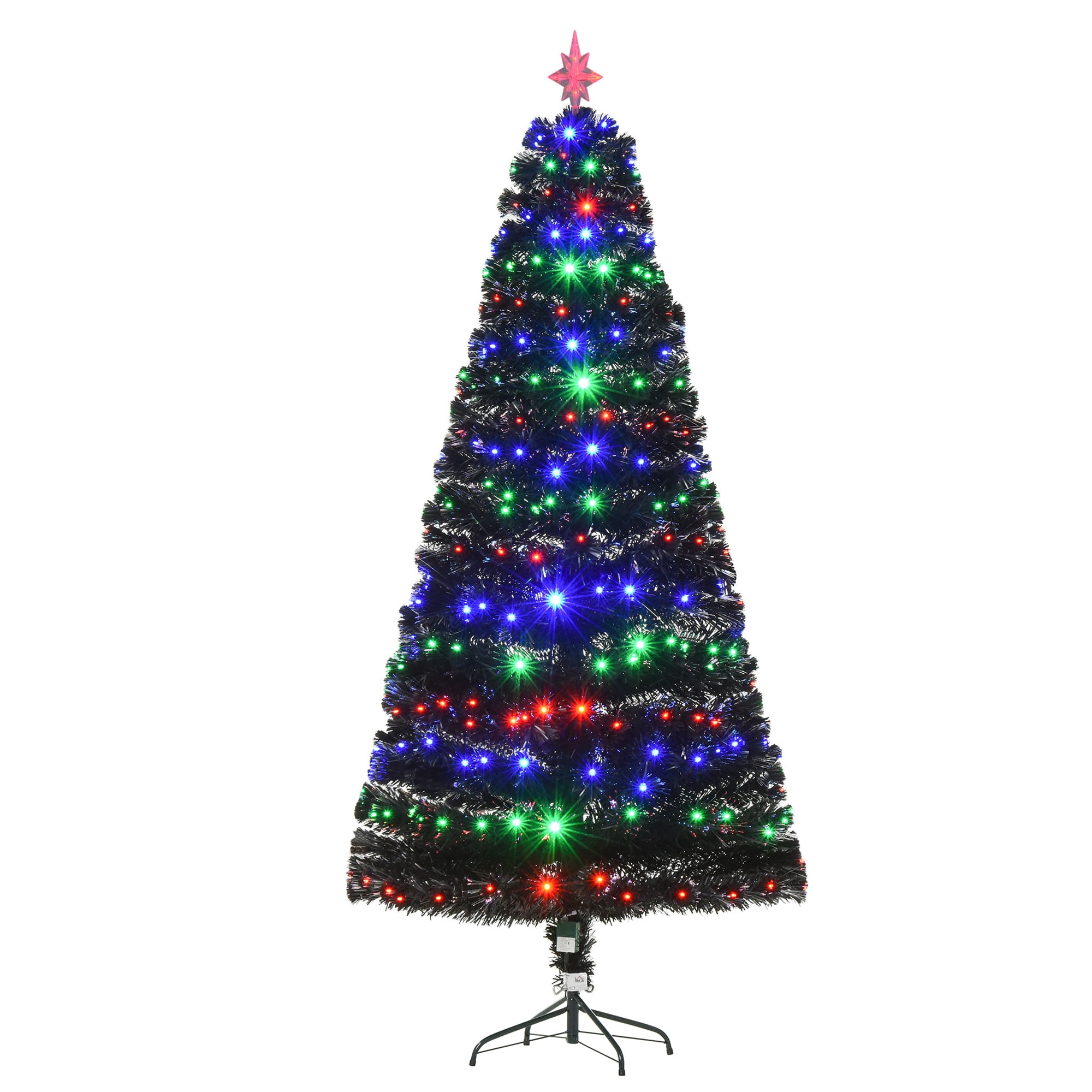 7ft Prelit Artificial Christmas Tree with LED Lights
