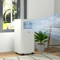 thumbnail image 1 of HOMCOM 8000 BTU 345 Sq Ft Portable Air Conditioner with Timer, White, 1 of 10