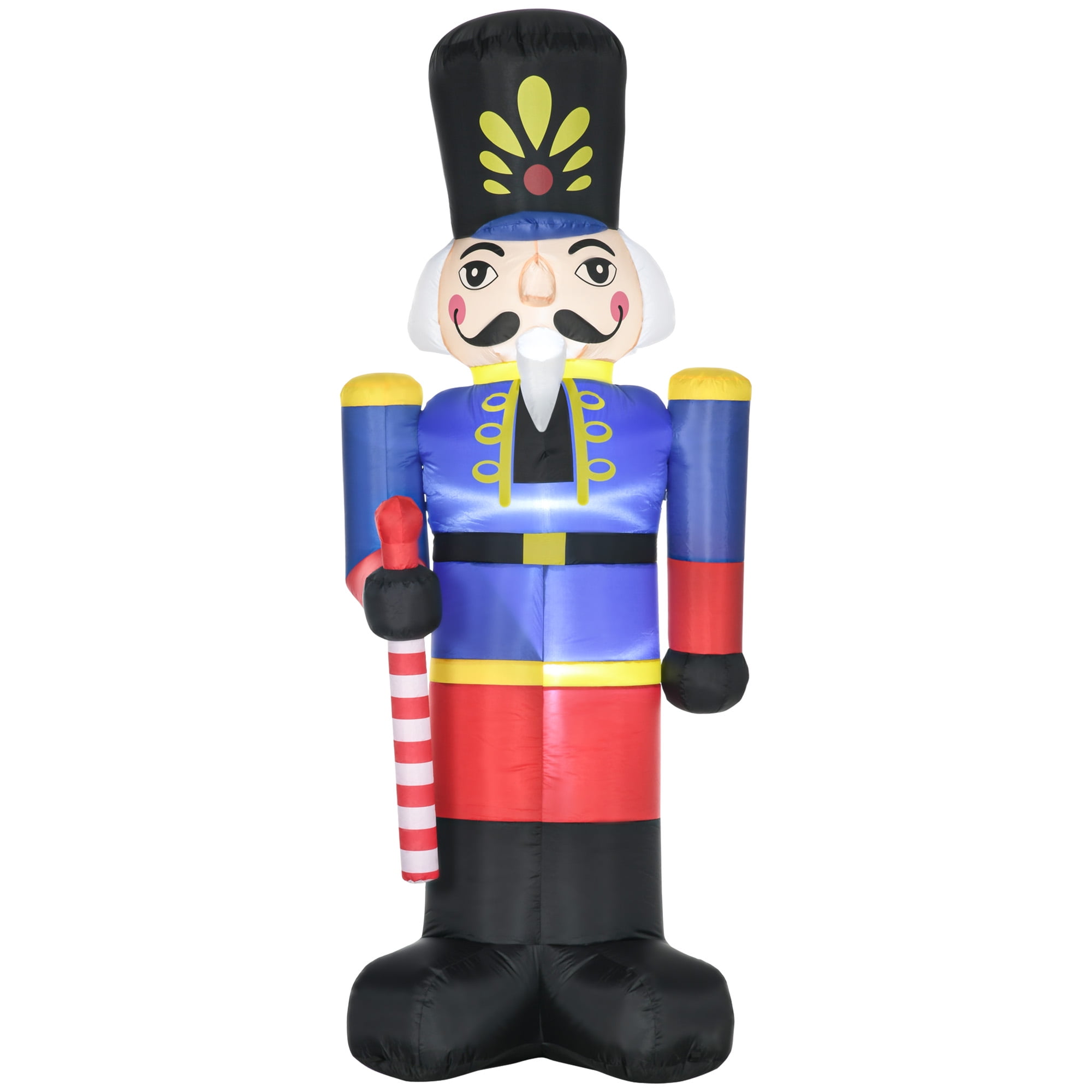 8ft Christmas Inflatables Outdoor Decorations Nutcracker Toy