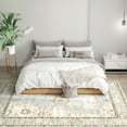 thumbnail image 1 of HOMCOM 8x10 Area Rug, Boho Machine Washable Area Rug for High Traffic Areas in Living Room, Bedroom, Dining Room, Kitchen, Blue, 1 of 9