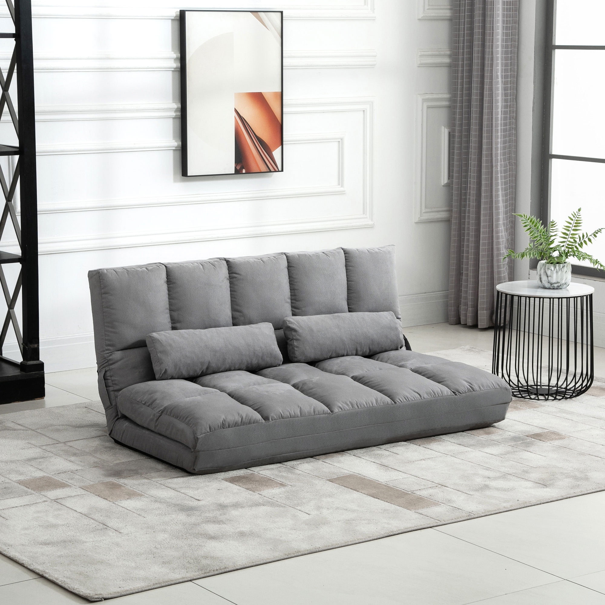 Folding floor loveseat discount