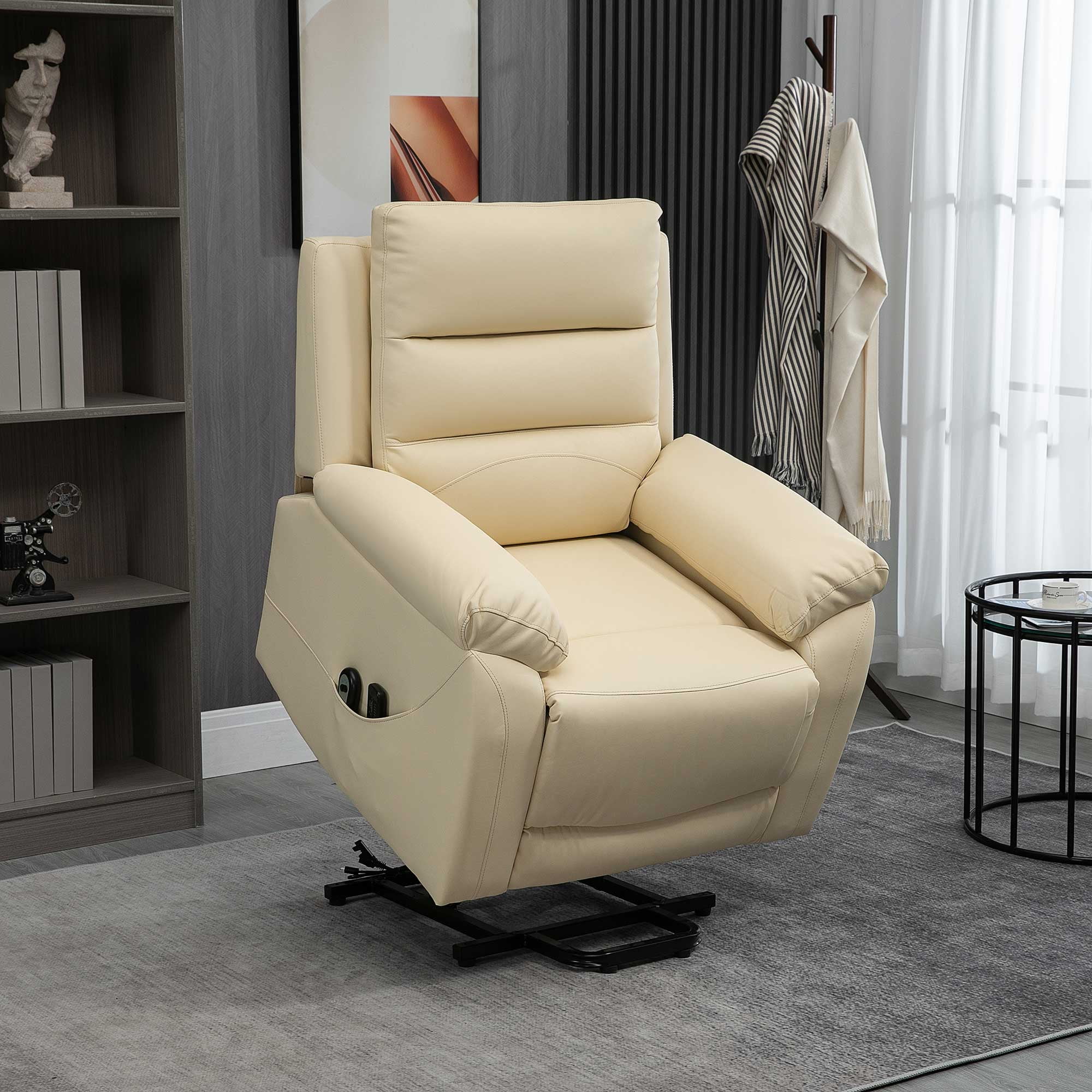 Electric Power Lift Chair for Elderly with Massage, Oversized