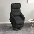 thumbnail image 1 of HOMCOM Electric Power Lift Recliner Chair for the Elderly, Black, 1 of 10