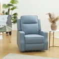 thumbnail image 1 of HOMCOM Electric Power Recliner Armchair with USB Port, Sofa Recliner, Blue, 1 of 9