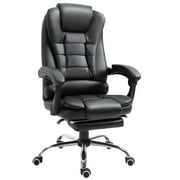 HomCom Executive Chair with Reclining & Swivel, 264 lb. Capacity, Dark Brown