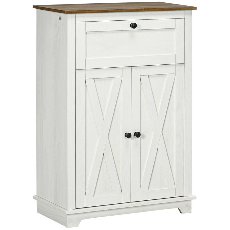 White farmhouse 2024 storage cabinet
