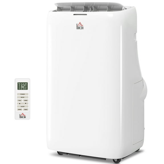 HOMCOM Inverter Portable Air Conditioner with Dual Hose, 14000 BTU AC Unit