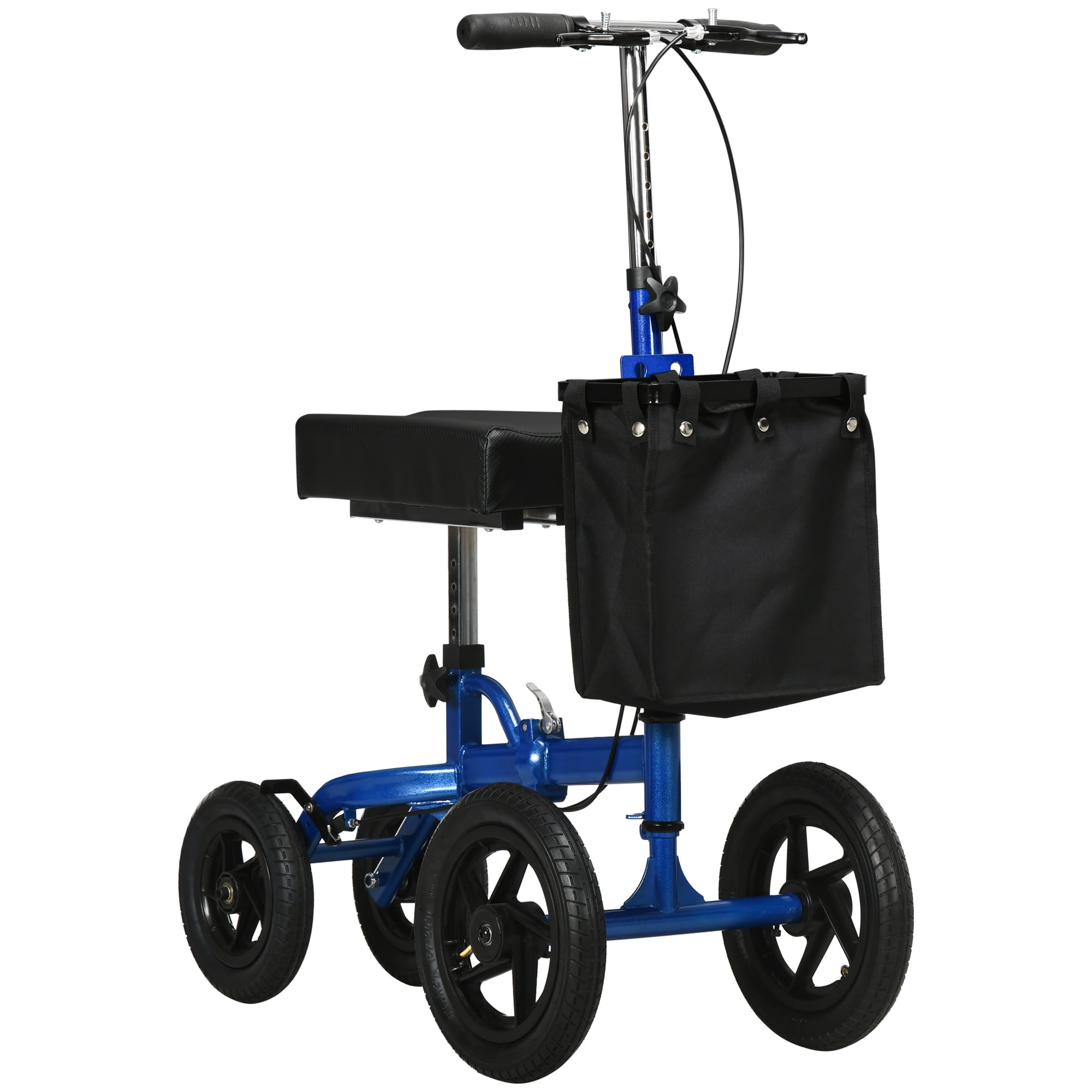 Knee Scooter with Basket, Knee Walker Mobility Scooter, Blue