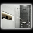 thumbnail image 1 of HOMCOM LED Bathroom Mirror with Lights, 39" x 32" Backlit LED Mirror for Bathroom with Anti-Fog, Memory, 1 of 9