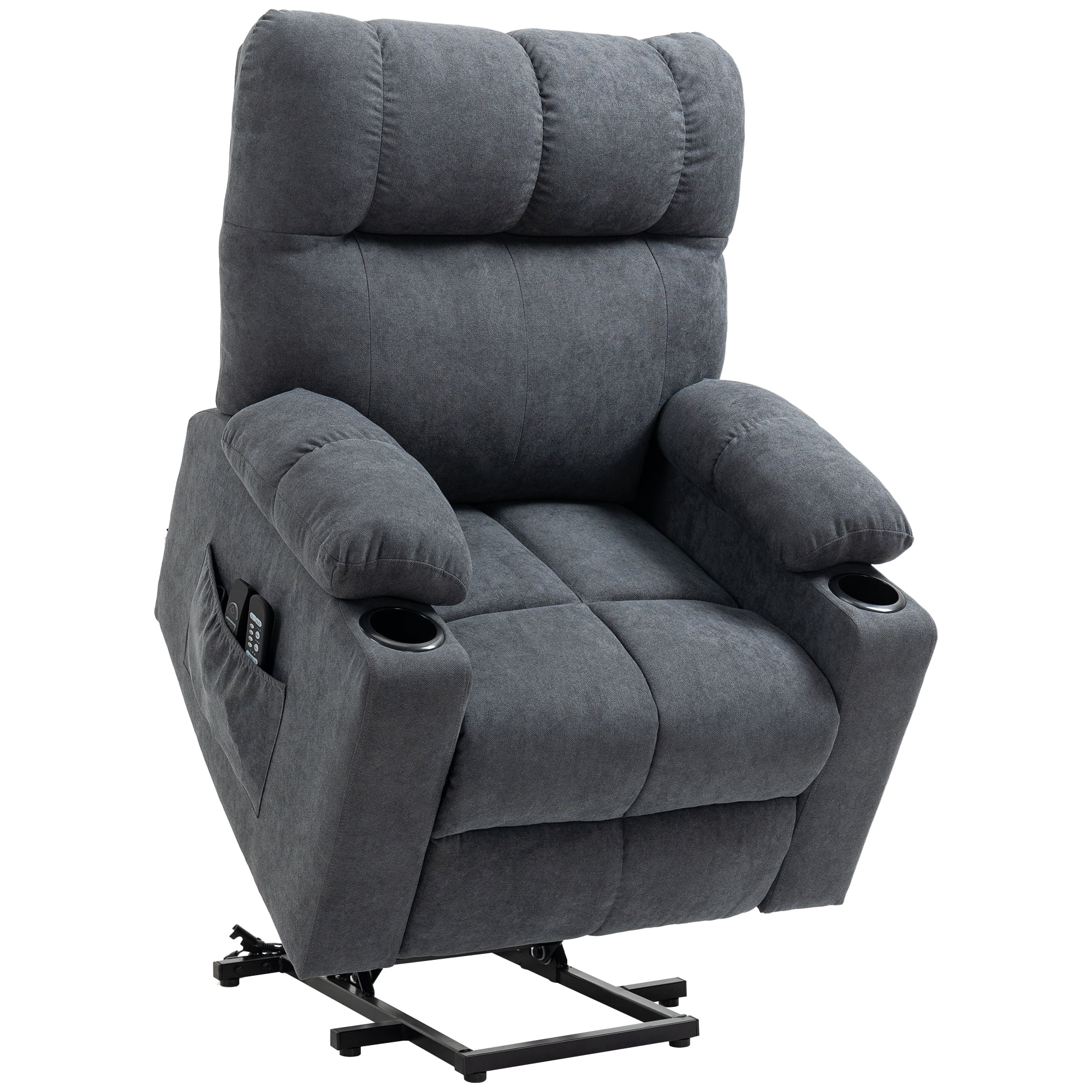 Lift Chair Recliners for Elderly with Footrest, Dark Gray
