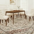thumbnail image 1 of HOMCOM Machine Washable Area Rug 8x10, Non-Slip Floor Carpet, Mixed-Brown, 1 of 8