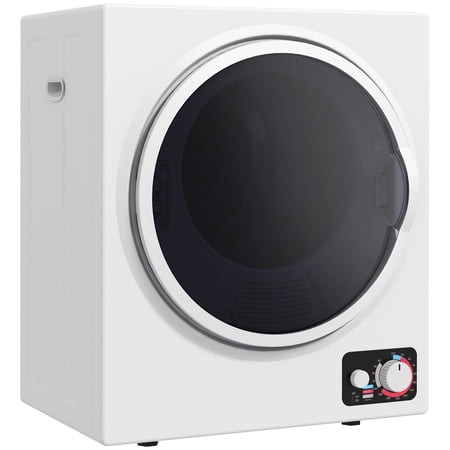 HOMCOM Portable Clothes Dryer, 120V 850W Compact Laundry Dryer with 1.5 cu.ft Stainless Steel Tub