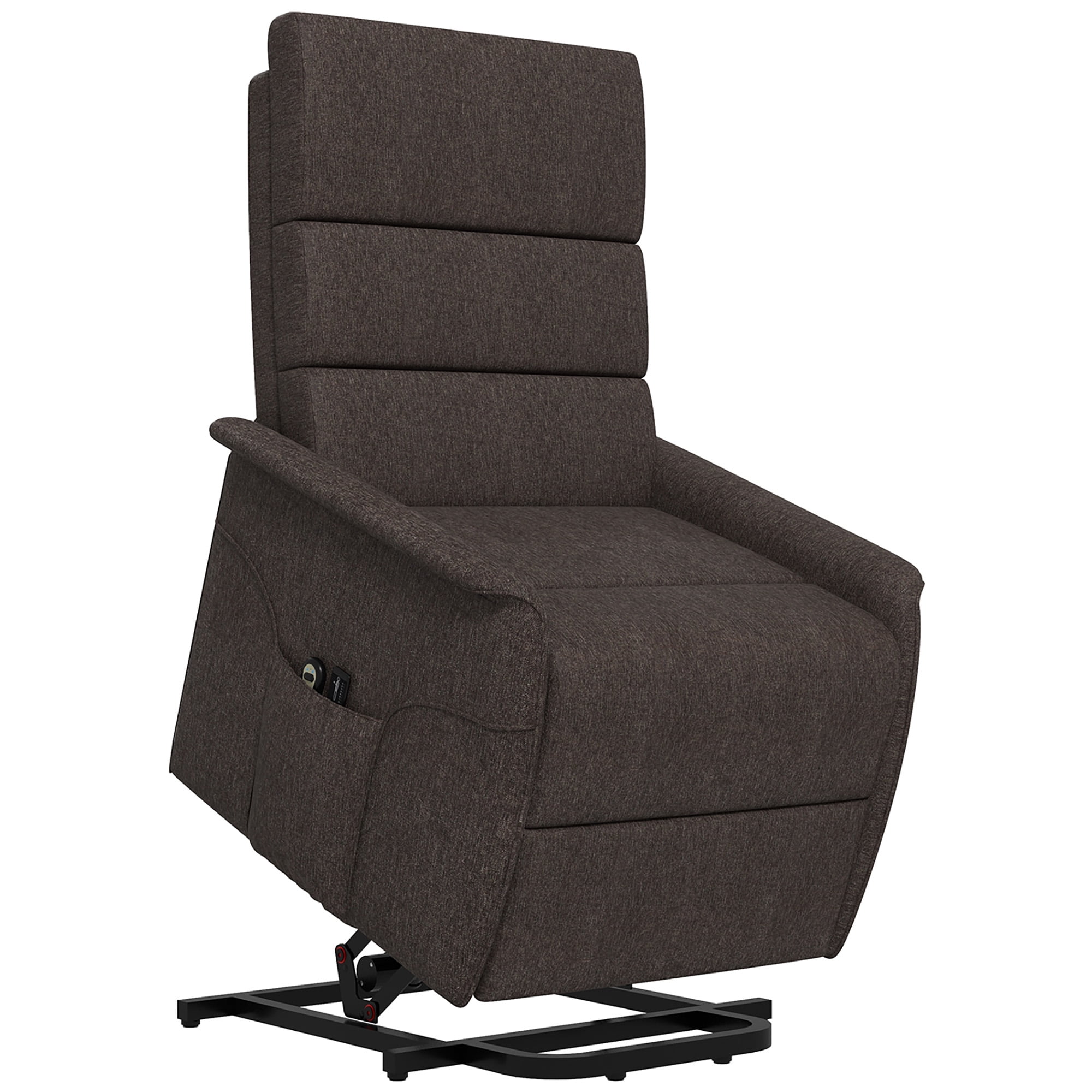 HOMCOM Power Lift Chair With Vibration Massage Fabric Upholstered homcom-power-lift-chair-with-vibration-massage-fabric-upholstered