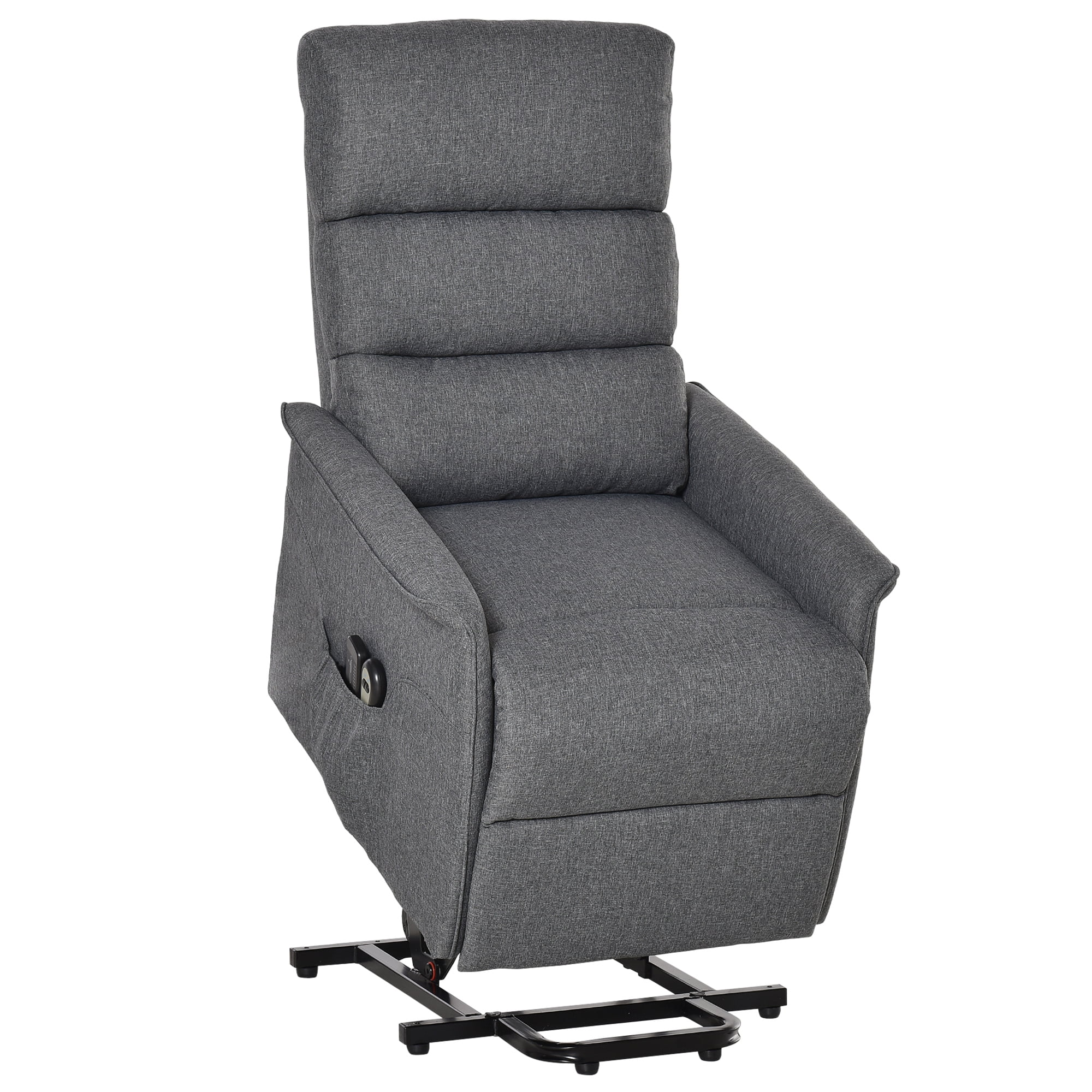 Power Lift Chair with Vibration Massage, Fabric Upholstered