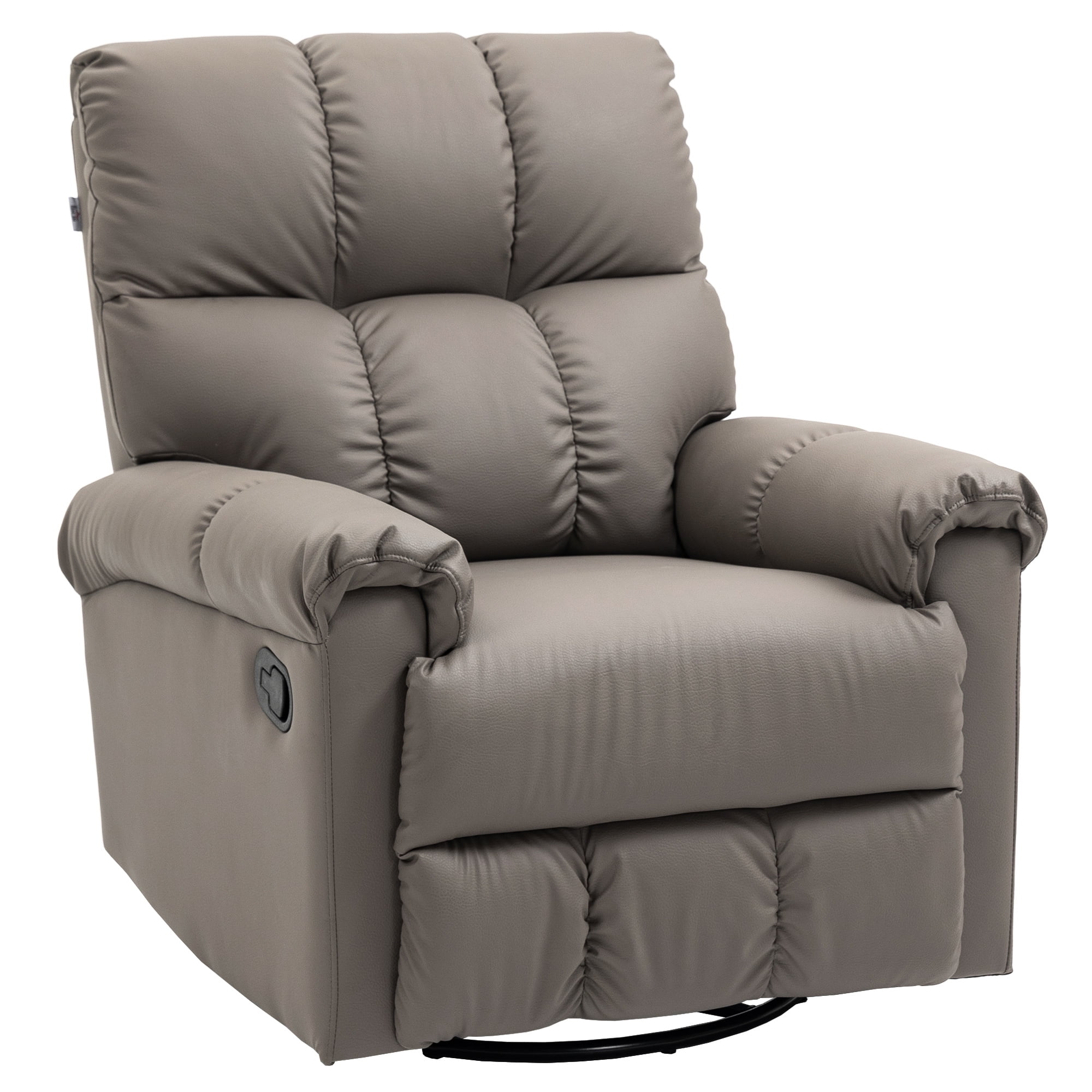 Recliner Chair w/Footrest & 360 Swivel Rotation Sofa Recliner