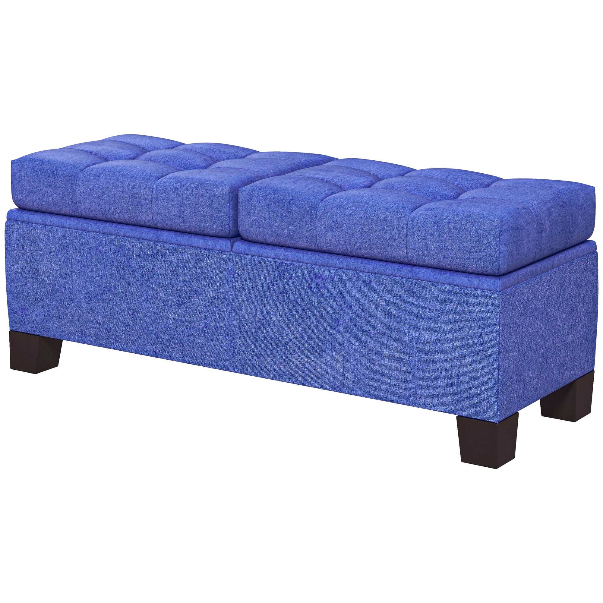 HOMCOM Storage End Of Bed Bench Upholstered Bench With Steel Frame rucuken-storage-bench-for-bedroom-end-of-bed-bench-foot-of-bed-bench