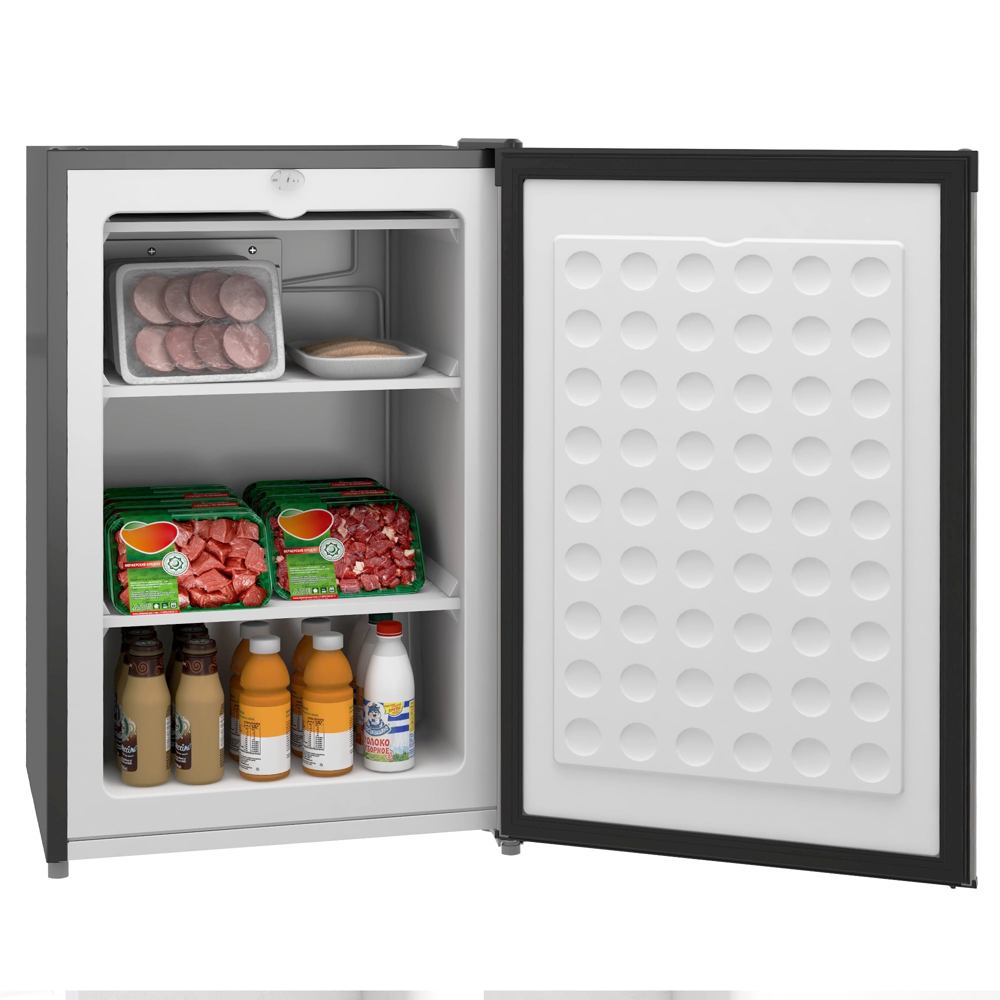 Upright Freezer 3 Cu Ft Mini Freezer w/Reversible Single Door