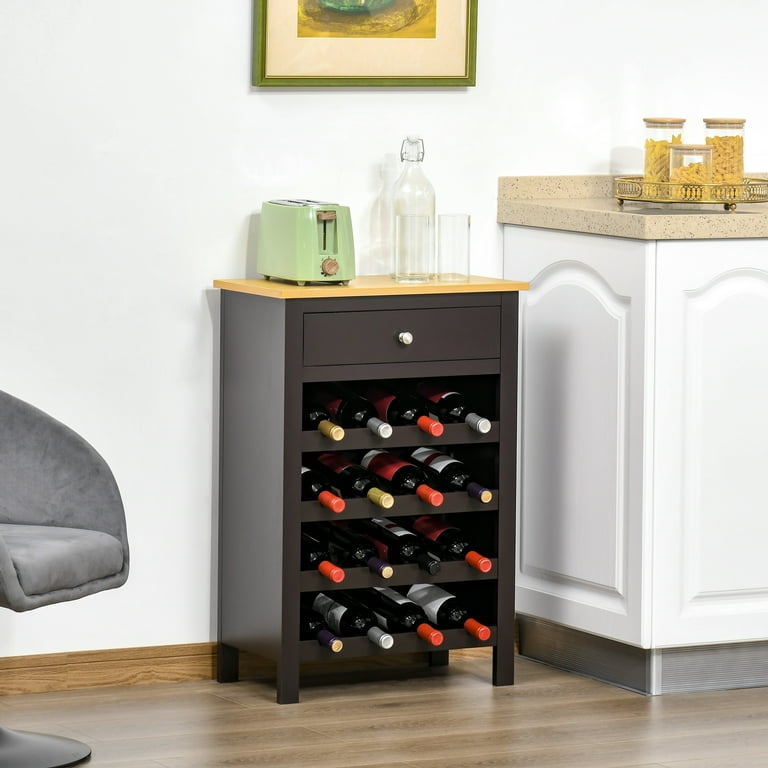 Free Shipping! HOMCOM Wine Bar Cabinet, Modern Buffet Cabinet with