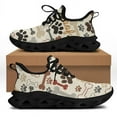 thumbnail image 1 of HOMDOW Casual Vet Shoes for Women Veterinary Animal Paw Brand Design Female Lightweight Flat Sneakers Lace Up Footwear, 1 of 7