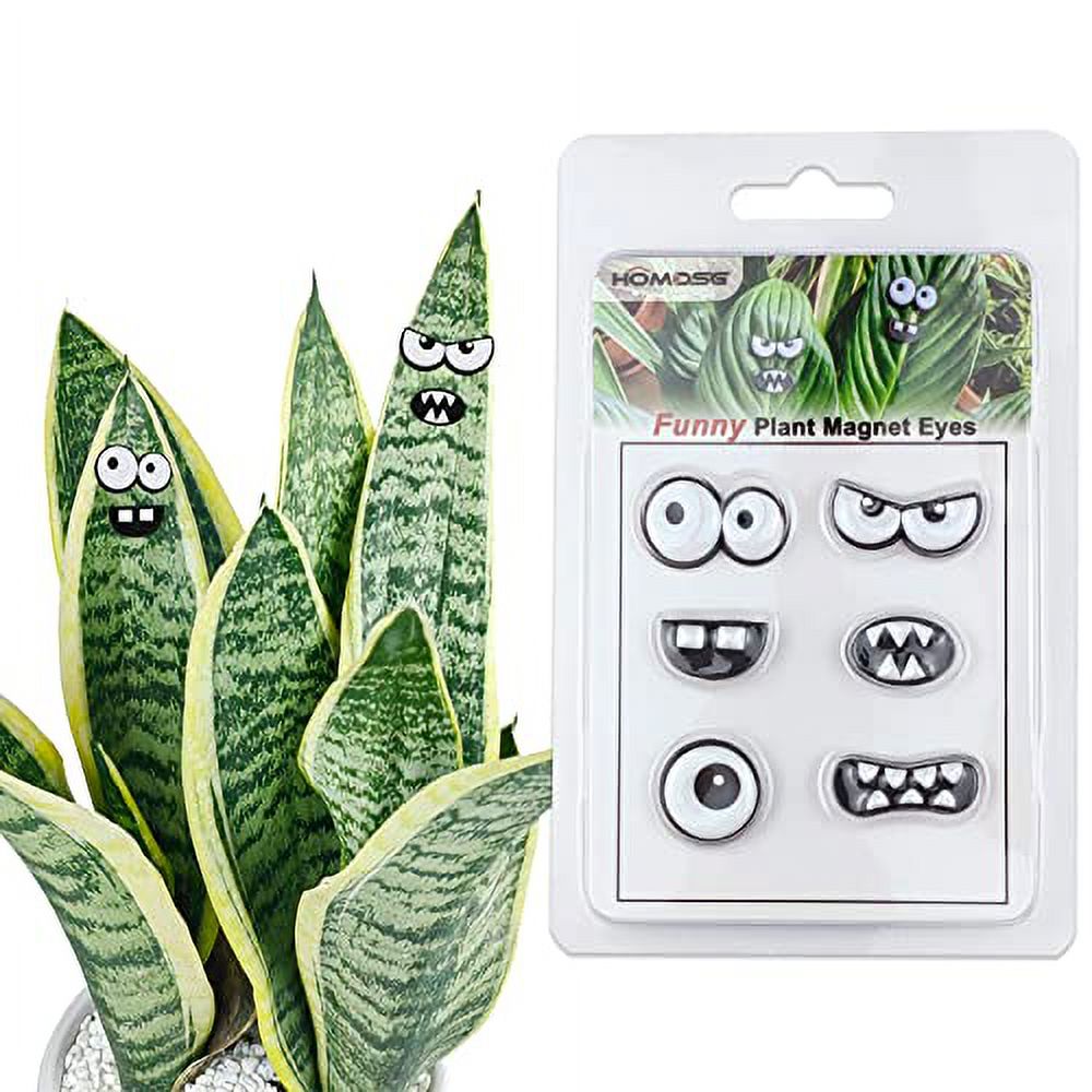 HOMDSG Monster Plant Eyes for Potted Plants, Funny Plant Safe