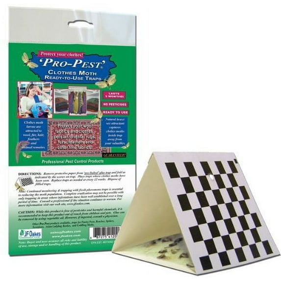 HOME-APP Pro-pest Clothes Moth Trap 3 Packs (6 Traps) Garden, Lawn, Supply, Maintenance