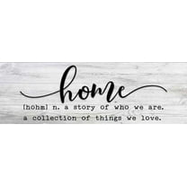 HOME Farmhouse Rustic Looking Home Decor Wood Sign Gift 6 x 18 Wood Sign B3-06180062001