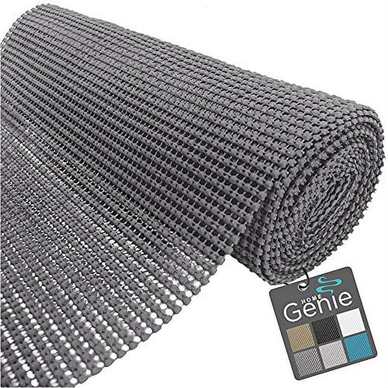 HOME GENIE Original Drawer and Shelf Liner, Non Adhesive Roll, 20 Inch x 20  FT, Durable and Strong, Grip Liners for Drawers, Shelves, Cabinets, Pantry,  Storage, Desks, Dots Slate Gray White 