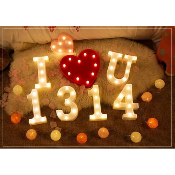 HOME IMPROVEMENT - LED ALPHABET NIGHT LIGHT