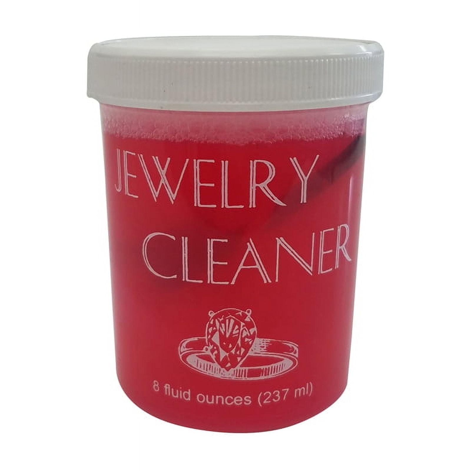 JSP HOME JEWELRY CLEANER/RED 8 ounces with basket & brush, 1 Unit