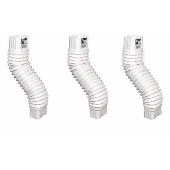 HOME PRODUCTS 37084 2x3 Elbow, White (Тhrее Расk)