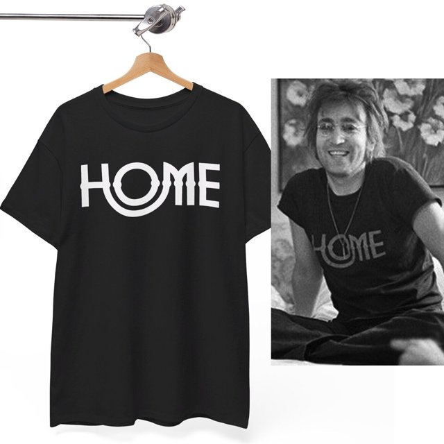 HOME Shirt As Worn By JOHN LENNON, JOHN LENNON TShirt, Unisex Tee