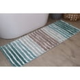 thumbnail image 1 of Bathroom Runner Rugs, Extra Soft Absorbent Bath Rugs, Non-Slip, Quick Drying, Machine Washable, Plush Comfort for Bathroom Floor, Tub, Shower and Home Decor Accessories, 21x54, Turquoise, 1 of 9