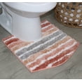 thumbnail image 1 of Luxury Toilet Rugs U-Shaped 20x20, Extra Soft and Absorbent Microfiber Bathroom Rugs, Non-Slip Plush Shaggy Bath Mat, Machine Wash Dry, Contour Bathroom Mats for Toilet Base, Coral, 1 of 9