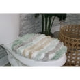 thumbnail image 1 of HOME WEAVERS INC Toilet Lid Cover, Machine Wash Seat Covers, 18x18, Green, 1 of 9
