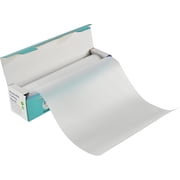 HOME-X DISPOSABLE ROLL OF CUTTING BOARD PLASTIC, 12  W X 25 FT L - WHITE