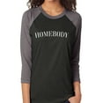 thumbnail image 1 of HOMEBODY Unisex 3/4 Sleeve Baseball Raglan Tee, 1 of 1