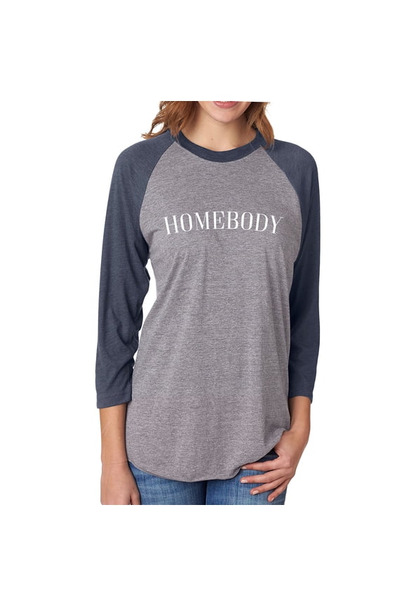 HOMEBODY Unisex 3/4 Sleeve Baseball Raglan Tee