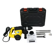 HOMEBYTE Professioinal Quality 1-1/4 SDS-Plus Heavy Duty Rotary Hammer Drill 13 Amp - Vibration Control, 3 Functions