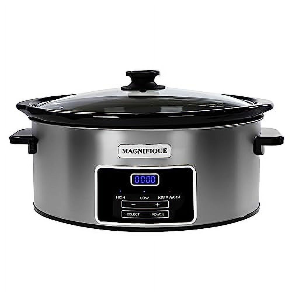 HOMECOOKIN 7Quart Programmable Slow Cooker with Keep Warm Setting