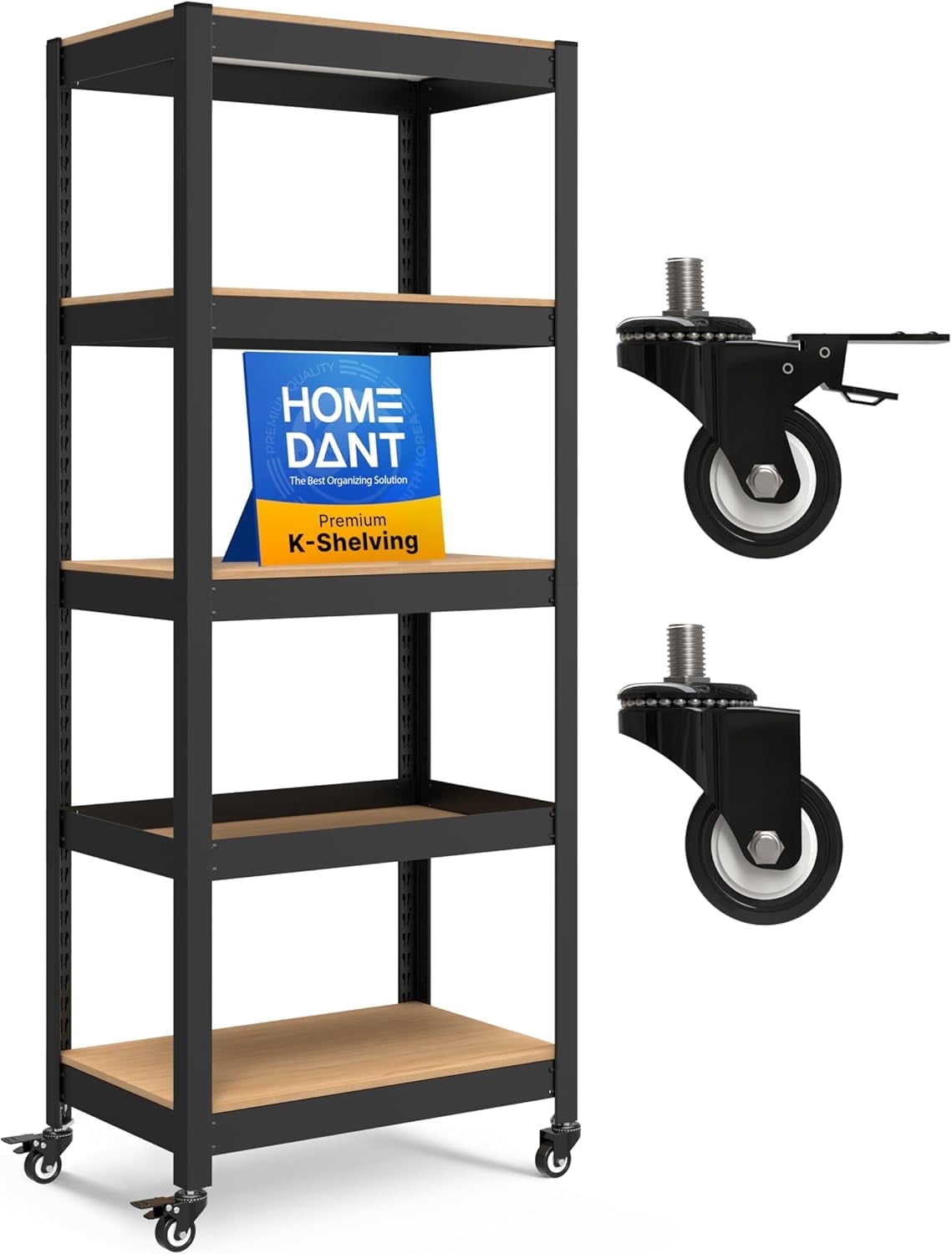 Large 83" H 3-Tier Rolling Tire Rack For Garage – Heavy Duty 2200 LBS Capacity, Adjustable Metal Storage Rack With 4 Self-Locking Casters