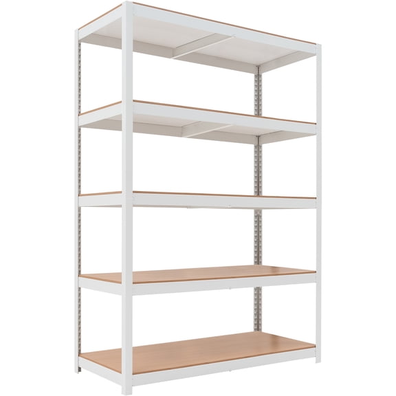 HOMEDANT Korean Thicker Board Steel Storage Heavy Duty Shelves 48.1" W x 24.4" D x 71.3" H Garage Pantry Kitchen Metal Rack