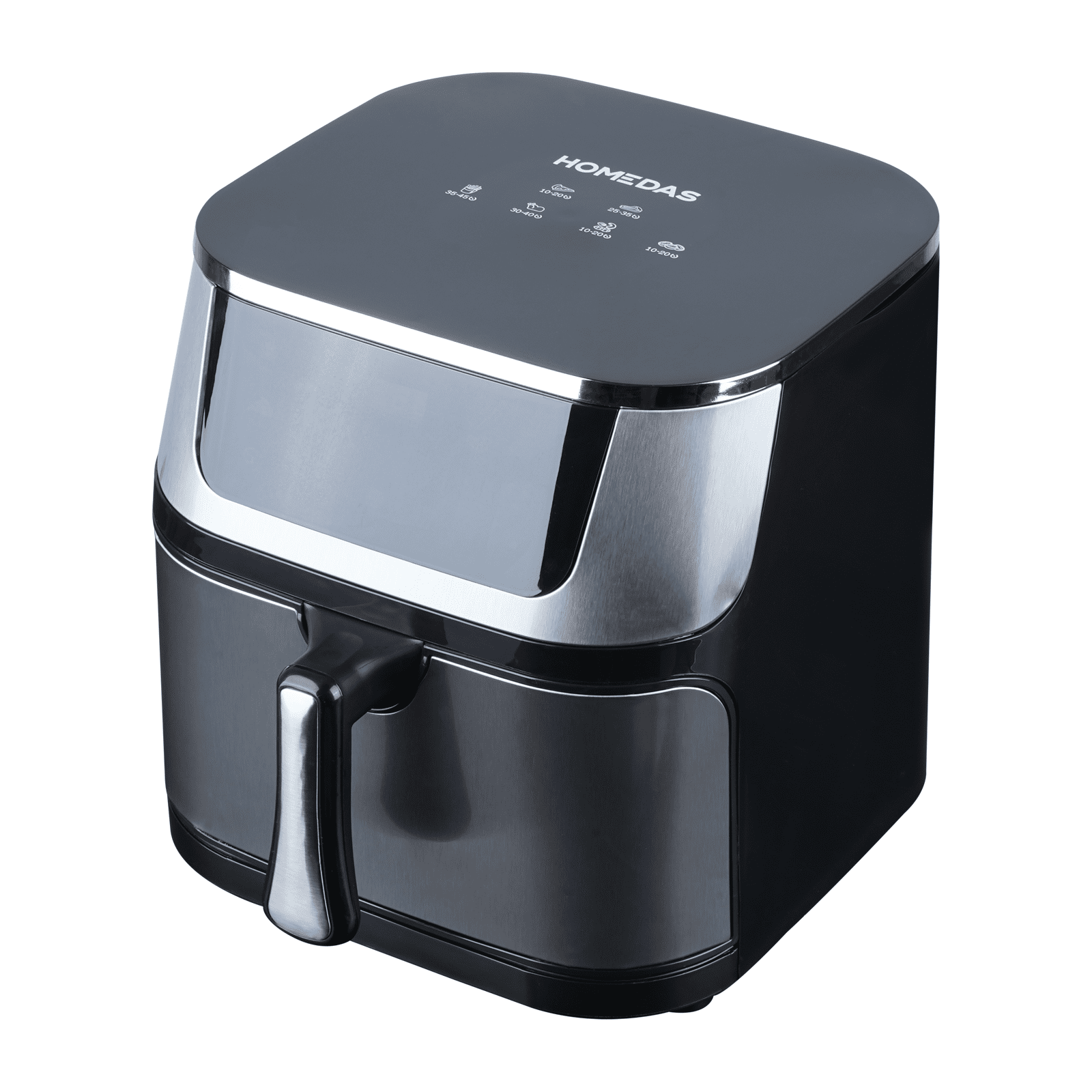 HOMEDAS® 6-in-1 Air Fryer 8.45QT 0illess 1400W Large Capacity Stainless Steel Air Fryers Healthy Cooker