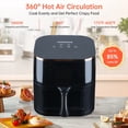 thumbnail image 1 of HOMEDAS 8.45Qt 6-in-1 Visible Window Air Fryer, Air Crisp Technology, Non-Stick, with Digital LED Touch Screen, 1 of 5