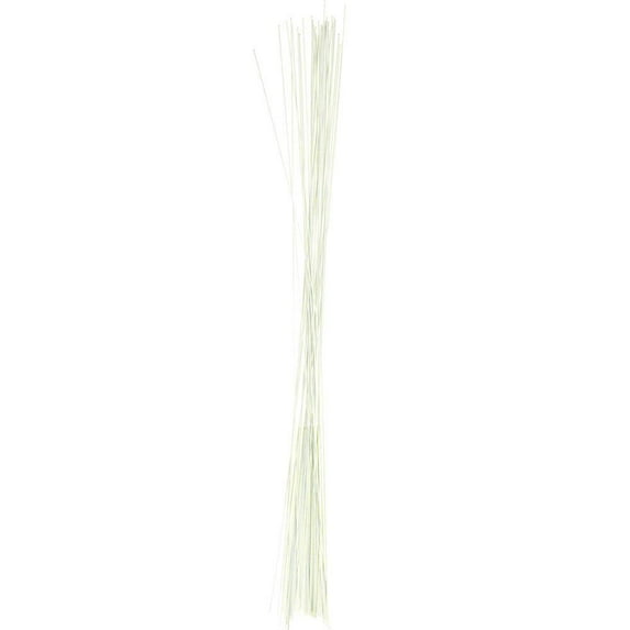 HOMEFORD Aluminum Floral Wire, 22-gauge, 18-inch, 35-count, White